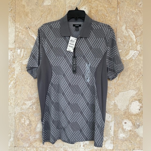 Alfani Men’s Gray Polo - Picture 1 of 9
